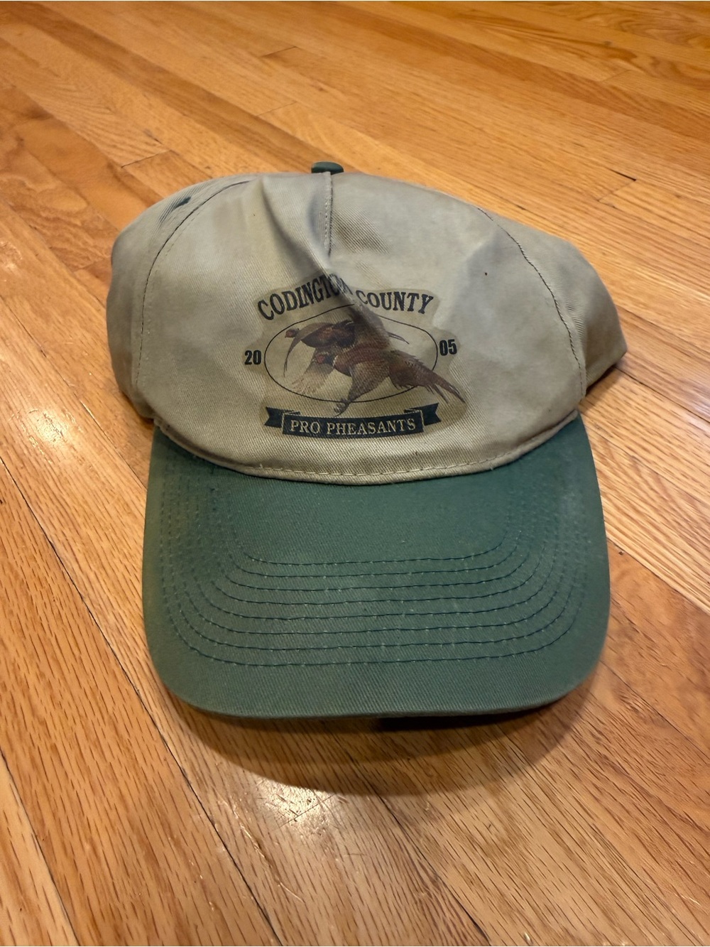 Coddington County 2005 Pro Pheasants Two-Tone Green and Tan Cap